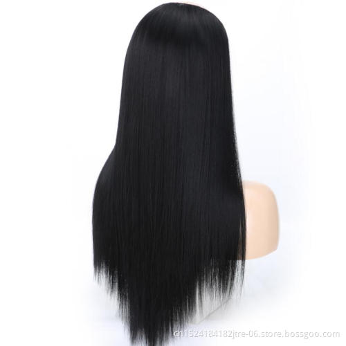 3 4 half synthetic wig, chinese chemical u part lace front synthetic half wig